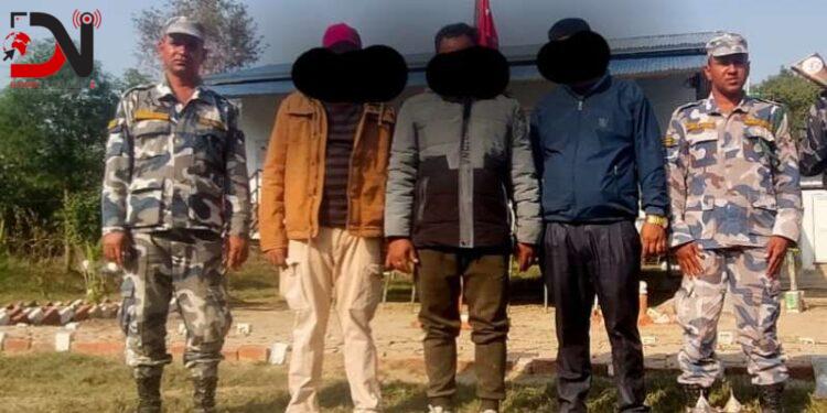 सुन, चाँदी र विदेशी मुद्रासहित कैलालीबाट तीनजना पक्राउ