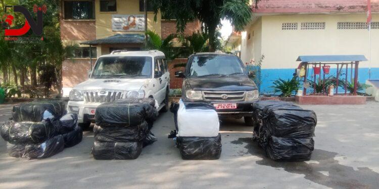 प्रहरीद्वारा ६ सय किलो गाँजा बरामद