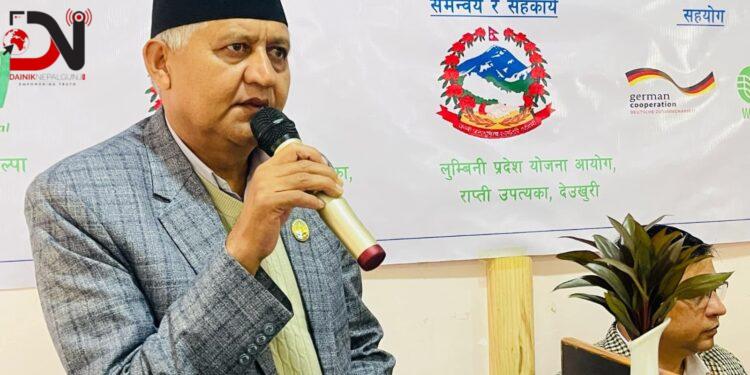 नागरिकको स्वास्थ्य र जीवनस्तर सुधार गर्न लुम्बिनीमा बिशेष कार्यक्रमः मुख्यमन्त्री आचार्य