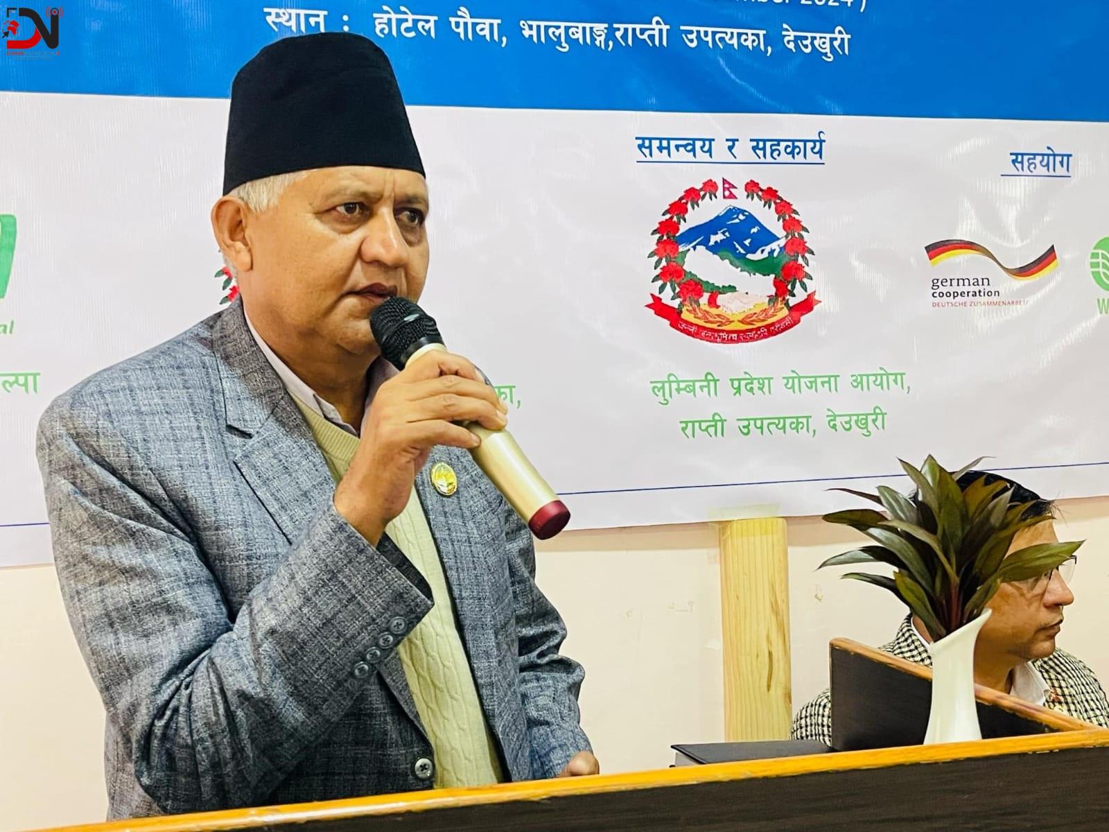 नागरिकको स्वास्थ्य र जीवनस्तर सुधार गर्न लुम्बिनीमा बिशेष कार्यक्रमः मुख्यमन्त्री आचार्य