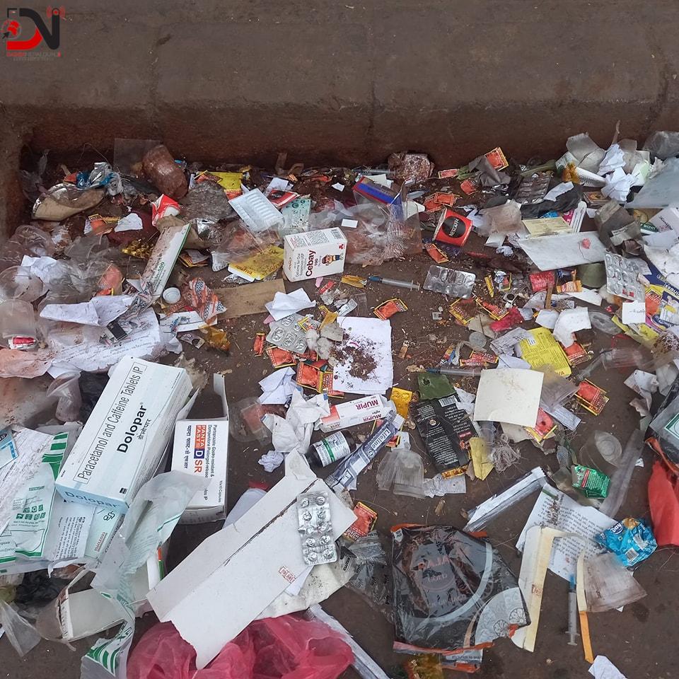 सडकमा फोहोर फाल्नेलाई धमाधम कारवाही, मेडिकललाई ५ हजार जरिवाना