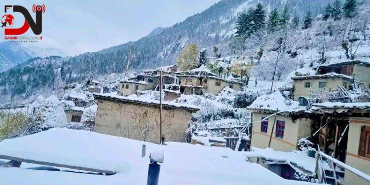 हुम्लामा हिमपात