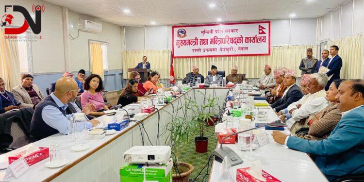 लुम्बिनीमा लगानी भित्र्याउन मुख्यमन्त्रीको सक्रियता