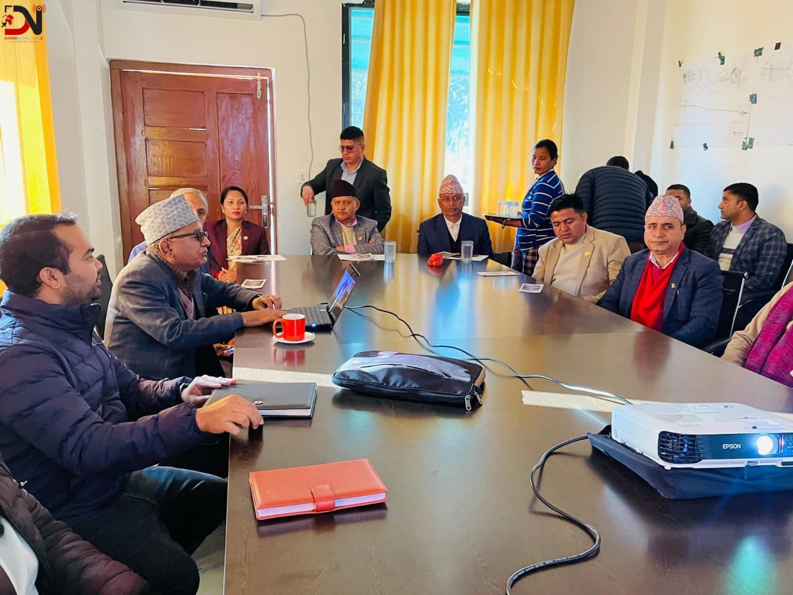 भेरी-बबई बहुउद्देश्यीय आयाेजनाकाे प्रगति बारे मुख्यमन्त्री आचार्यकाे चासाे