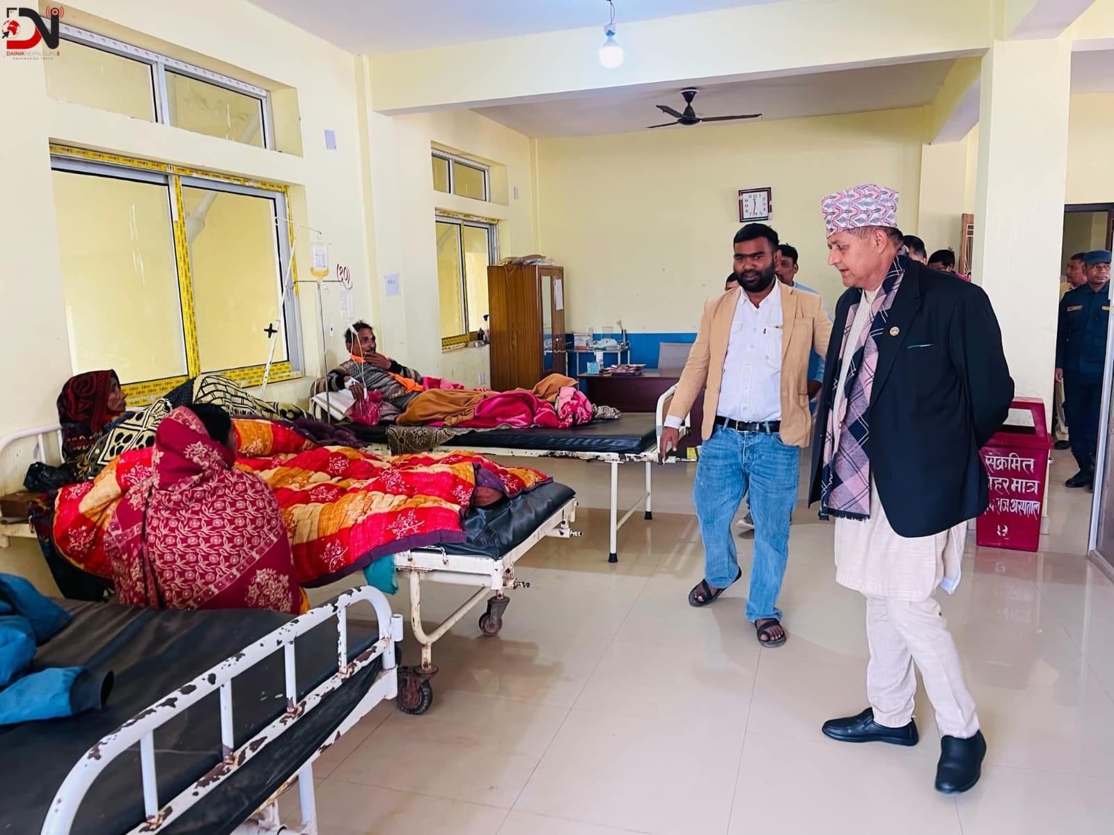 अस्पतालको पूर्वाधार सुधार र जनशक्ति व्यवस्थापनमा ध्यान दिन्छौंः मुख्यमन्त्री आचार्य