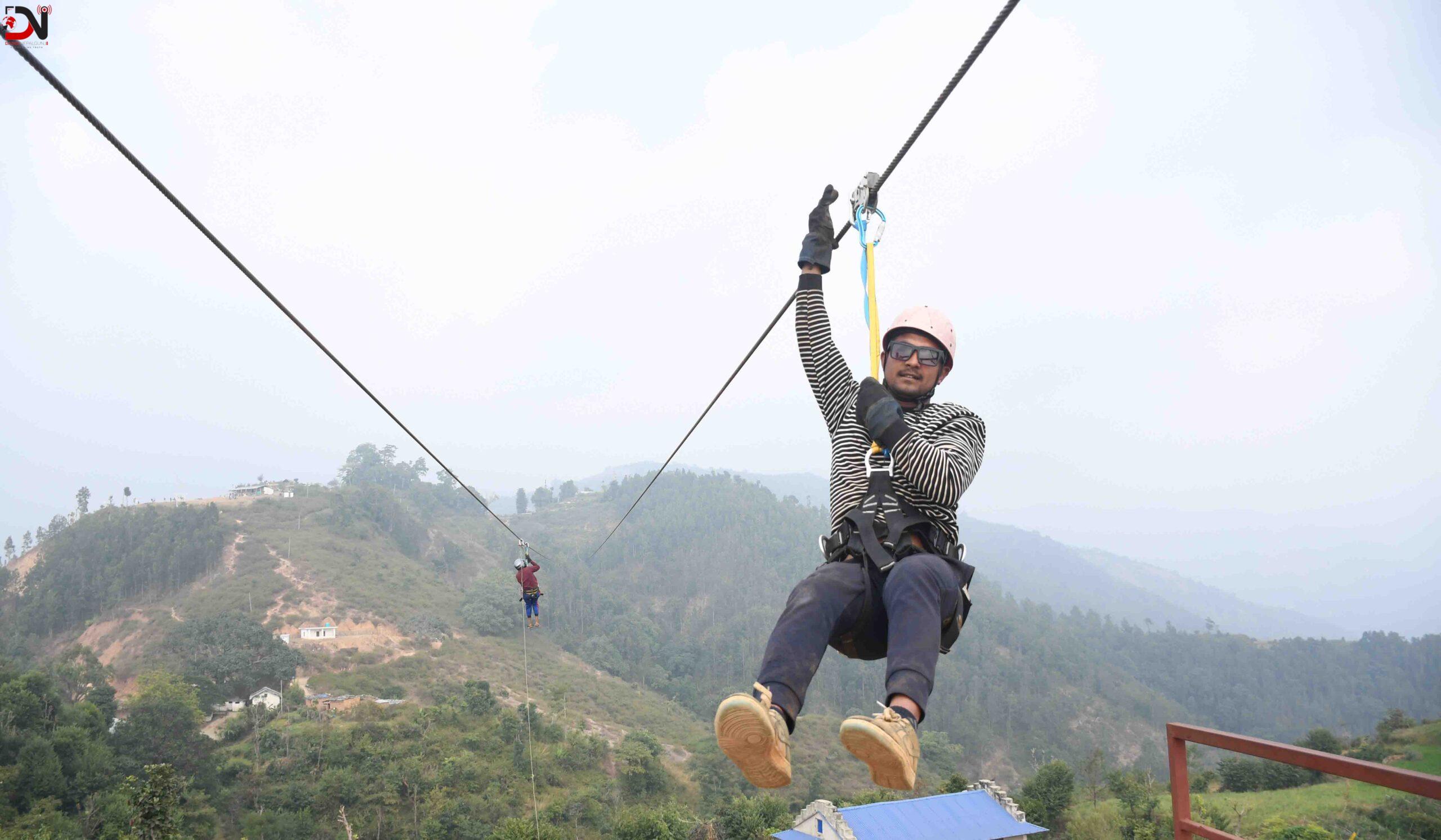 घोरदौरामा जीपलाइन सञ्चालनको तयारी