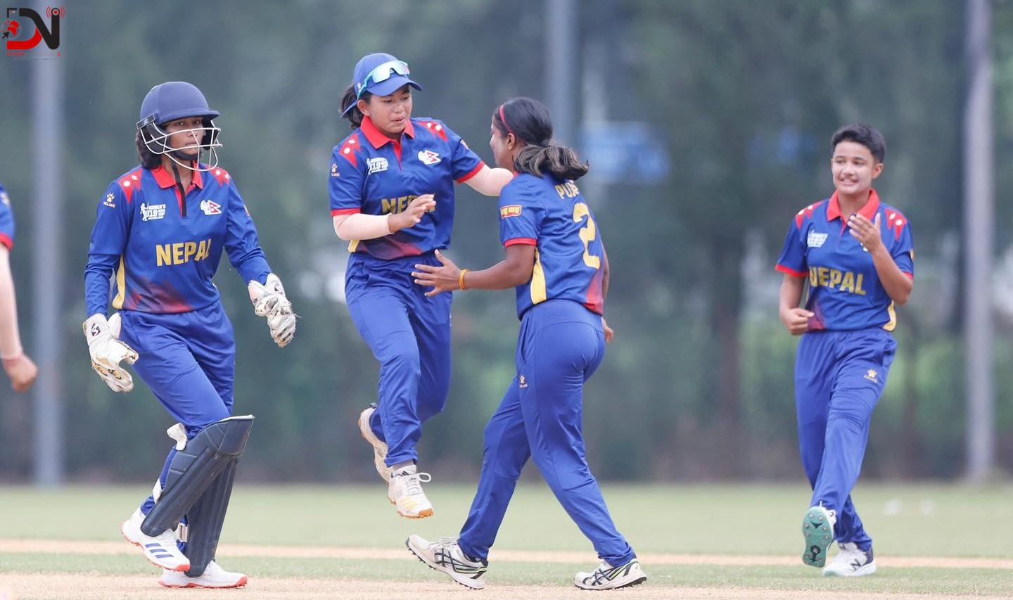 महिला यु–१९ एसिया कपः नेपाल र भारत भिड्दै