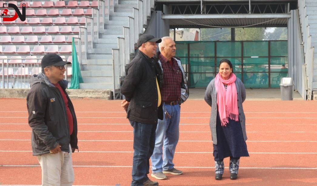 लुम्बिनी कप महिला फुटबलः संघीय सासद शर्माद्धारा सचिवालय र रंगशालाको अनुगमन