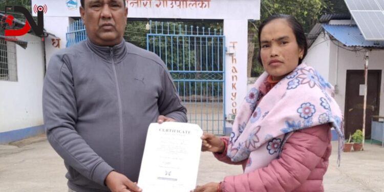 राप्ती सोनारीकी थारु महिला उमा स्वरोजगारतर्फ उन्मुख