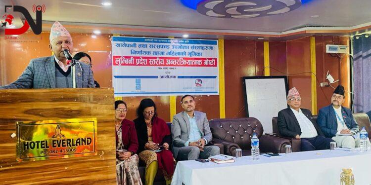 एक घर एक धाराको अभियानले आधारभुत तहमा खानेपानीको पहुँच सुनिश्चितः मुख्यमन्त्री आचार्य