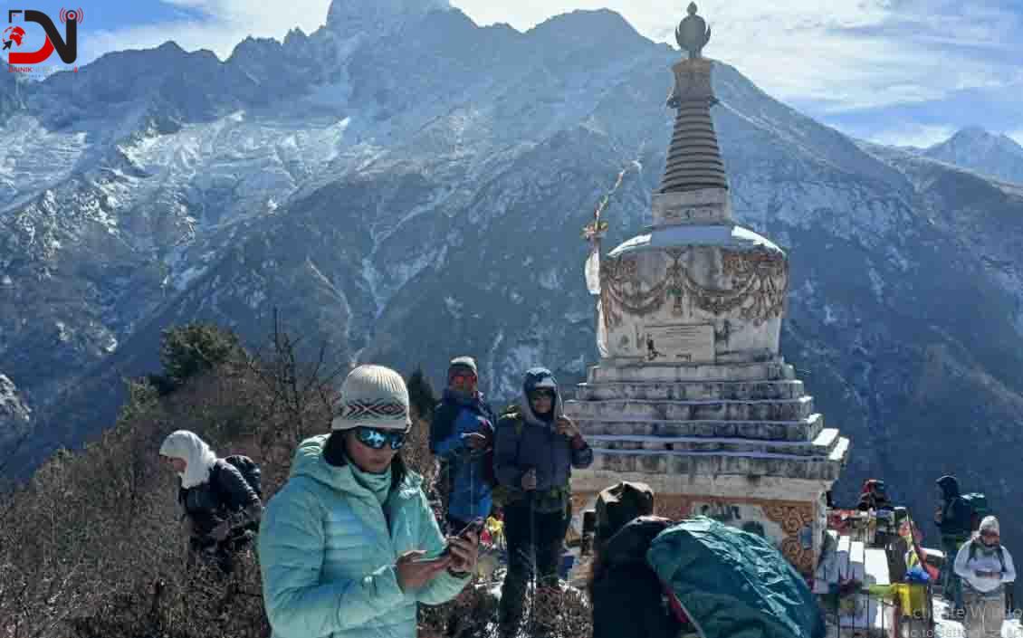 हप्तामा दुई सय जनाभन्दा बढी पर्यटक सगरमाथा क्षेत्रमा