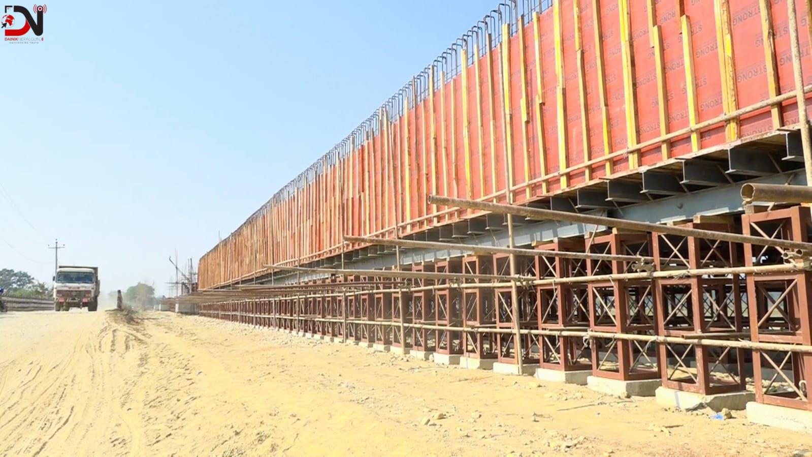 राप्ती पुल निर्माण तिव्र