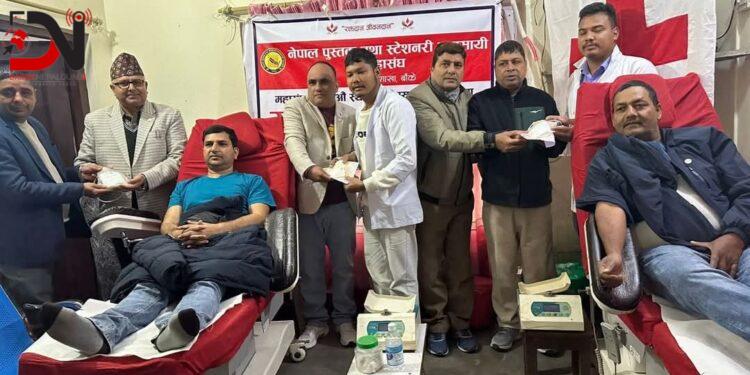 स्थापना दिवसमा रक्तदान