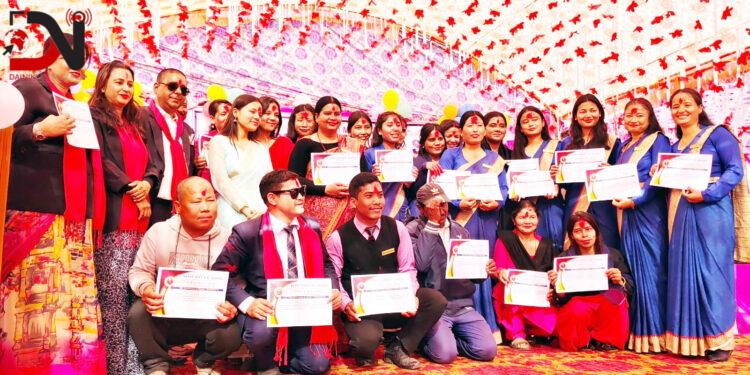 ह्याप्पी होपमा भव्य बसन्त पञ्चमी र बार्षिकोत्सवमा सम्मान