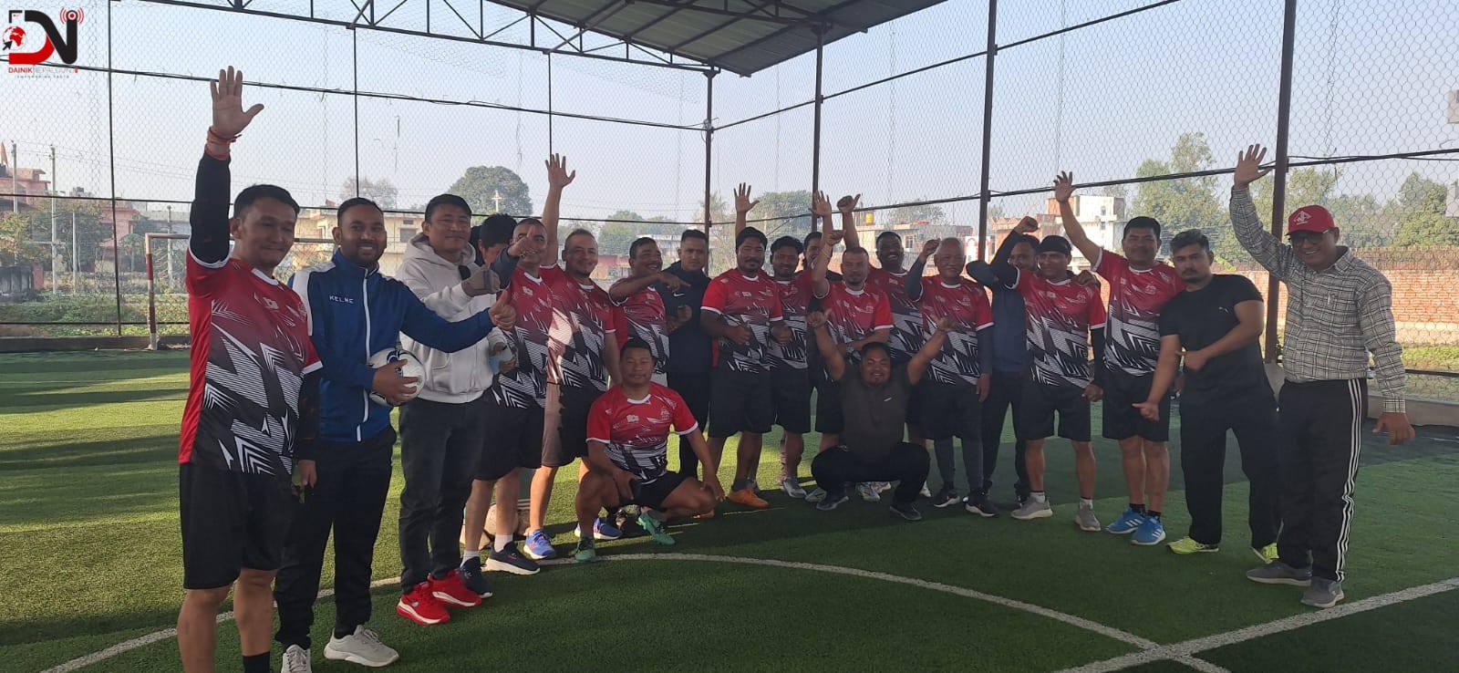 मैत्रीपूर्ण फुटबलमा एमाले विजयी