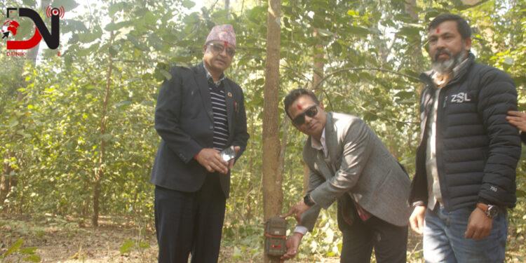 मानव र वन्यजन्तु द्वन्द्व घटाउन कम्दी करिडोरमा ९५ वटा क्यामेरा जडान