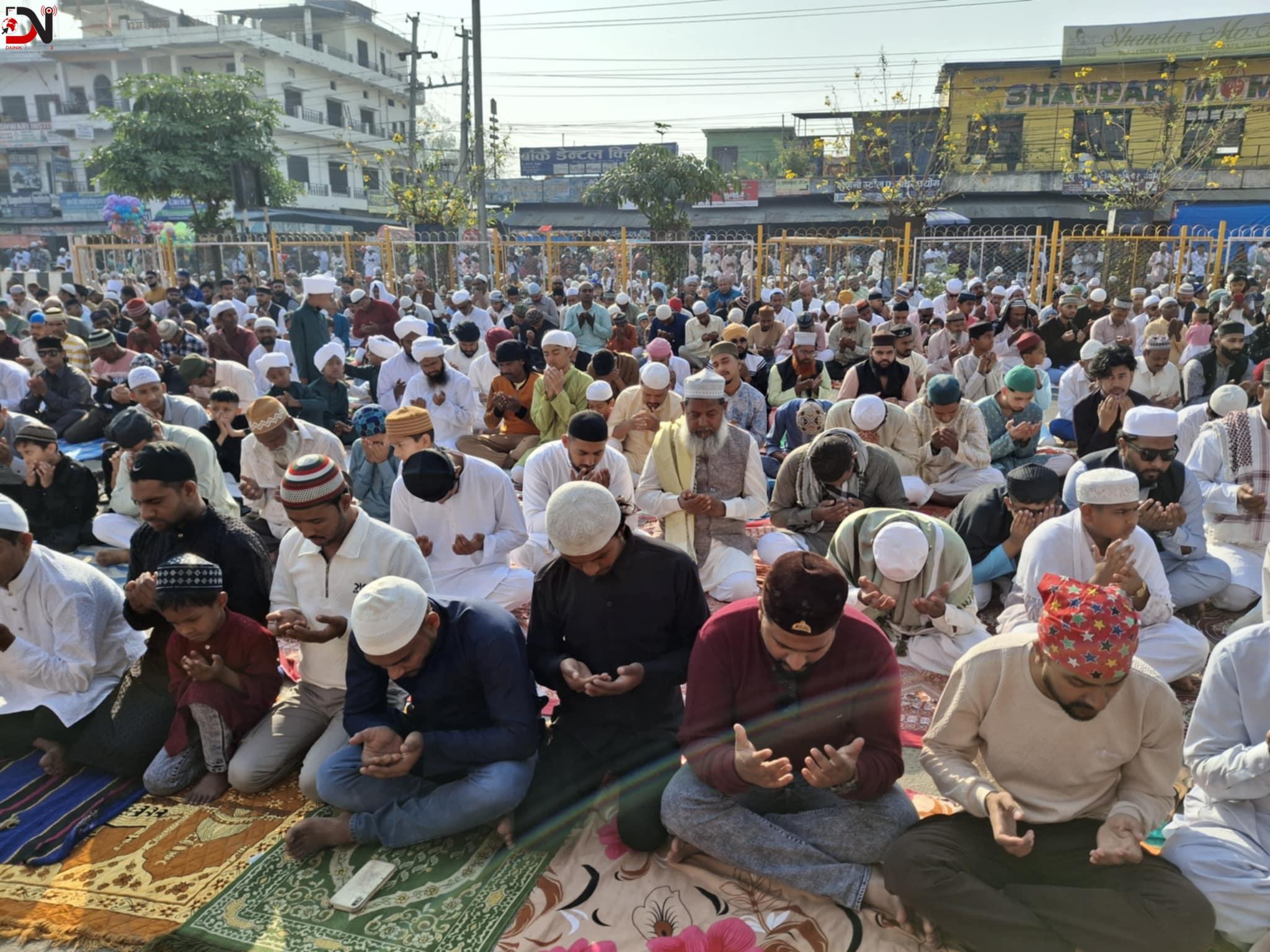 नेपालगञ्जमा धुमधामले ईद पर्व मनाइयो