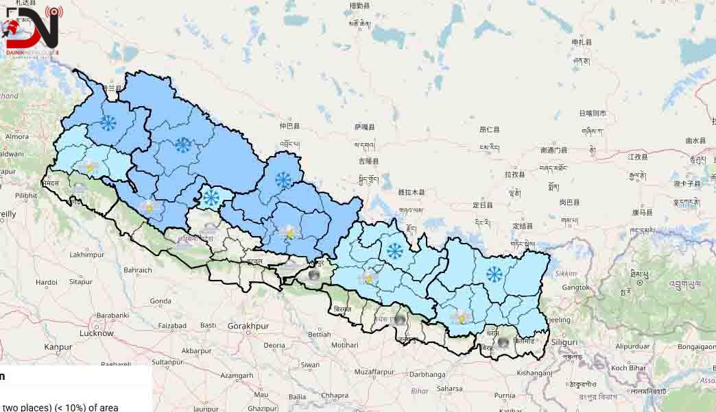 कोशी र मधेसमा हुरीबतासको सम्भावना