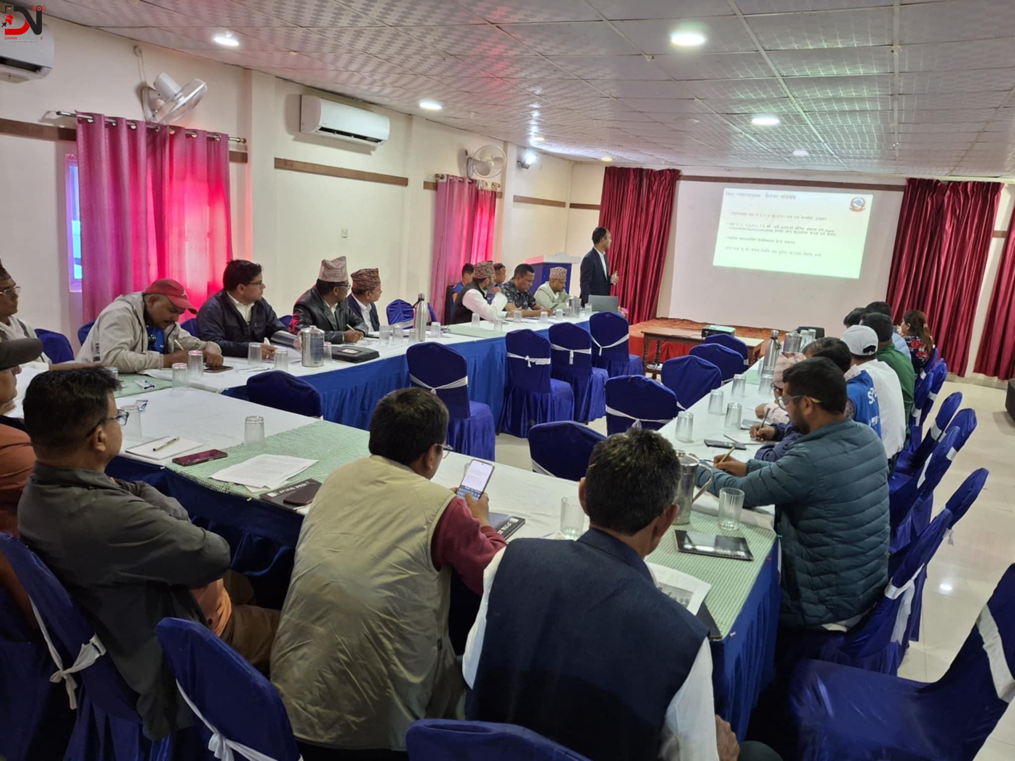 विपद् व्यवस्थापन गर्न समझदारीपत्रमा हस्ताक्षर