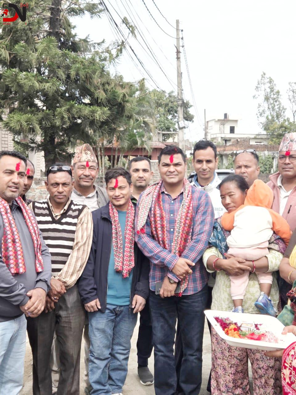 कारकाँदोमा ७० लाखको सडक