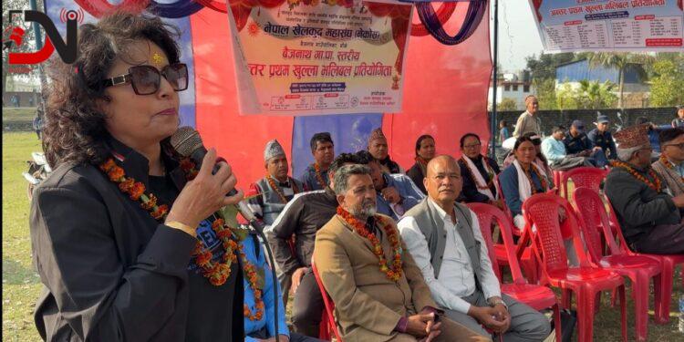 बैजनाथमा पालिका स्तरिय प्रथम भलिवल प्रतियोगिता सुरु