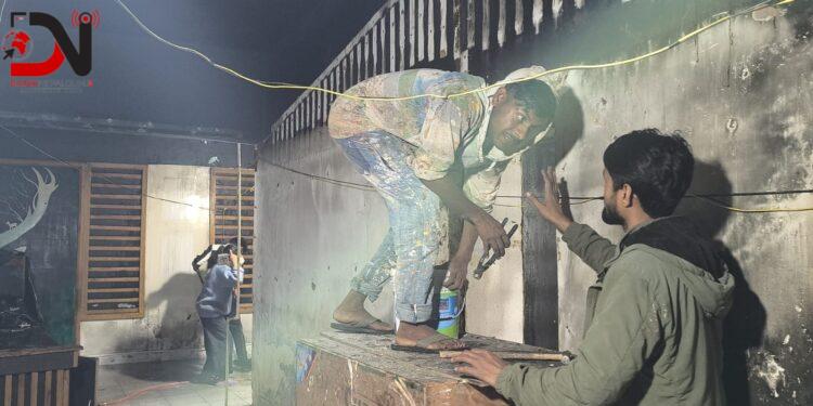 आगलागीबाट एक करोडको क्षति