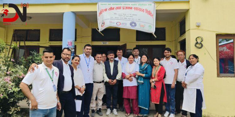 सितापुरमा स्वास्थ्य शिविर, २ सय ३ जनाको स्वास्थ्य परीक्षण