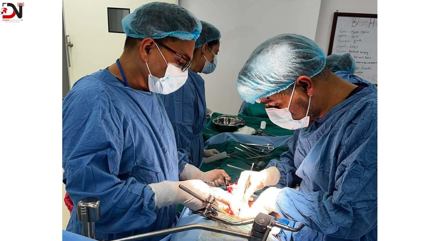 भेरी अस्पतालमा मृगौला प्रत्यारोपण