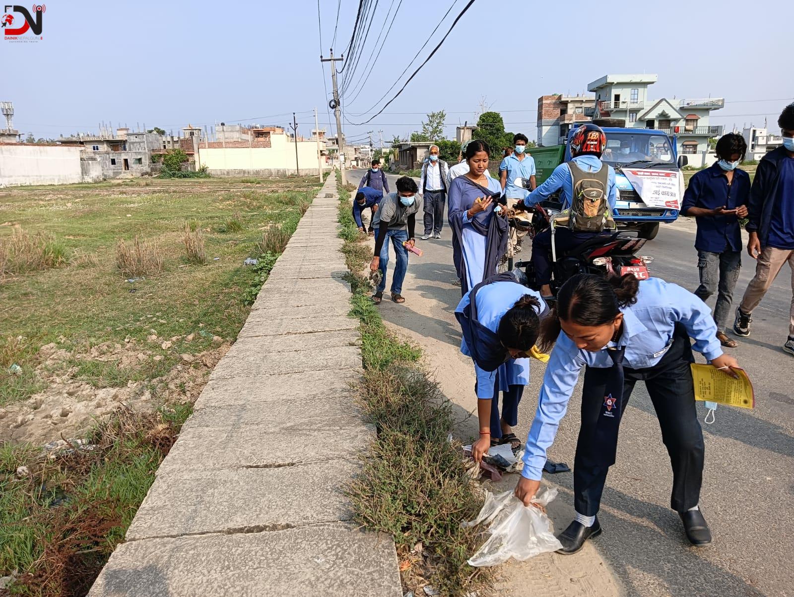 इत्तेहादको महाधिवेशन : आयोजना स्थलसम्म सरसफाई