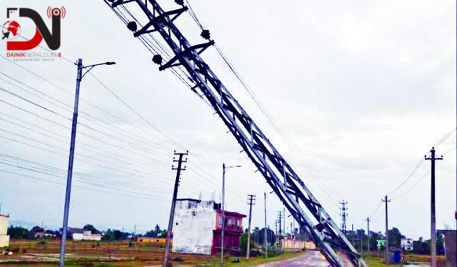 विद्युत आपूर्ति अनियमित