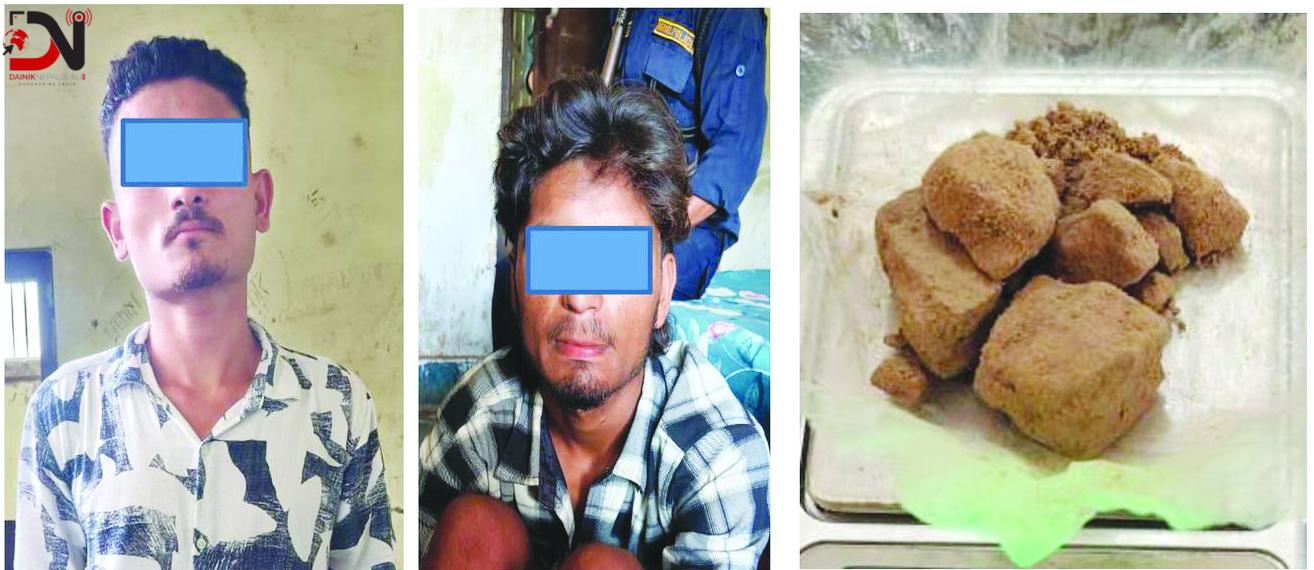 ब्राउन सुगरसहित प्रहरी फन्दामा तीन युवा