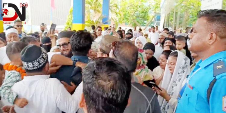 हजयात्री पुगे काठमाडौं