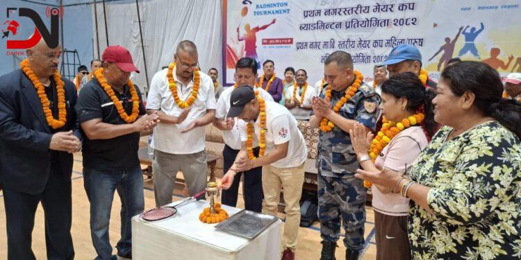 नेपालगञ्जमा ‘मेयर कप’ ब्याडमिन्टन प्रतियोगिता सुरु