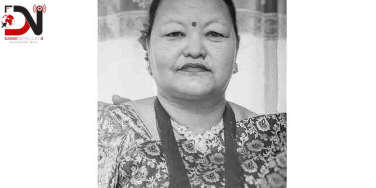 जनमत अद्र्धसाप्ताहिकका प्रकाशक सुशिला चुकेको निधन