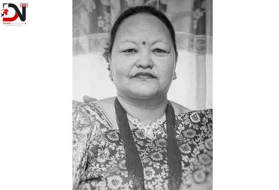 जनमत अद्र्धसाप्ताहिकका प्रकाशक सुशिला चुकेको निधन