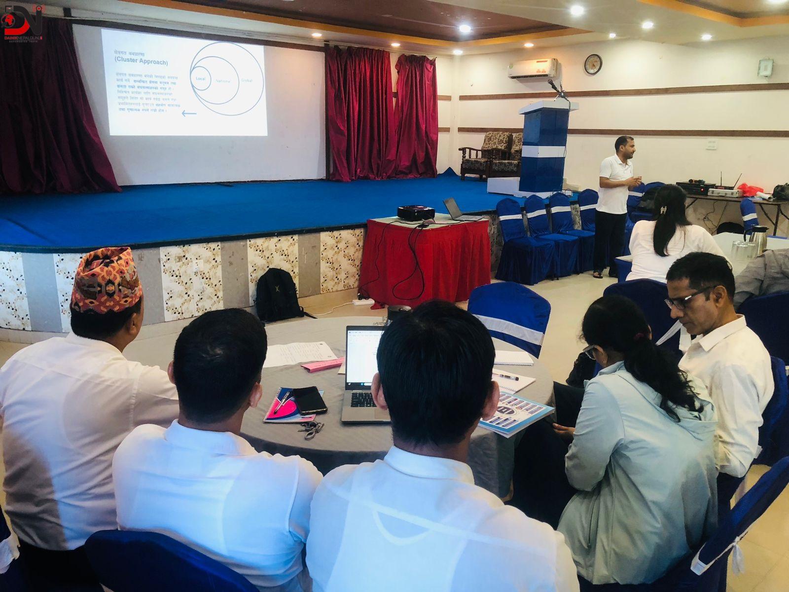 विपद पूर्व तयारी तथा प्रतिकार्य योजना अद्यावधिकका लागि क्षेत्रगत छलफल