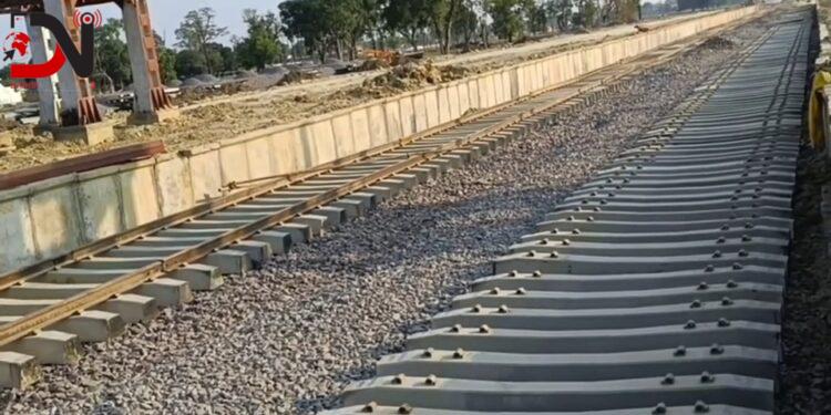 नेपालगन्ज रोड–गोन्डा रेलमार्गको निर्माण तीव्र