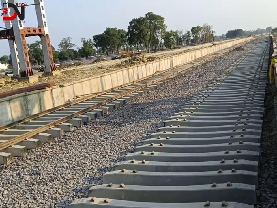 नेपालगन्ज रोड–गोन्डा रेलमार्गको निर्माण तीव्र
