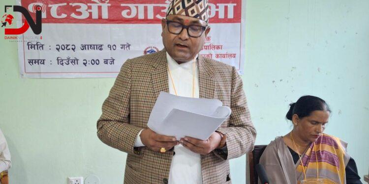 डुडुवाले ल्यायोे ५६ करोड १६ लाखको बजेट