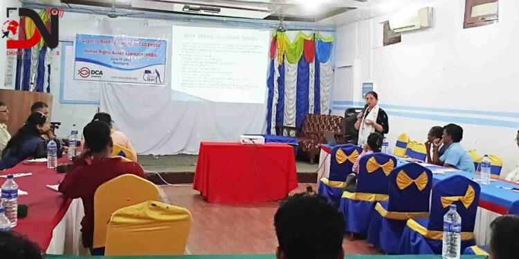 मानवअधिकाररुपी अवधारणा सम्बन्धी क्षमता अभिवृद्धि तालिम