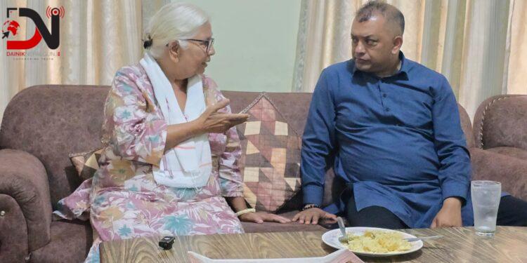 कोइराला निवासमा किरण – गगन संवाद