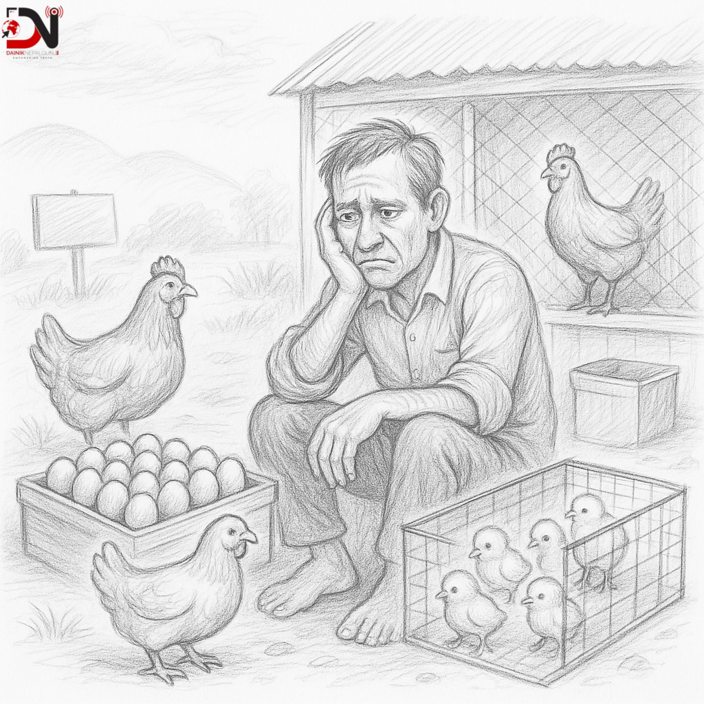 बजार नपाउँदा निरुत्साहित पोल्ट्री व्यवसायी