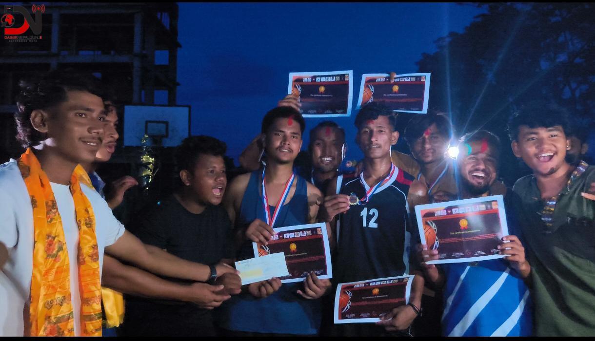 बास्केटबल प्रतियोगिता, कर्णालीलाई उपाधि