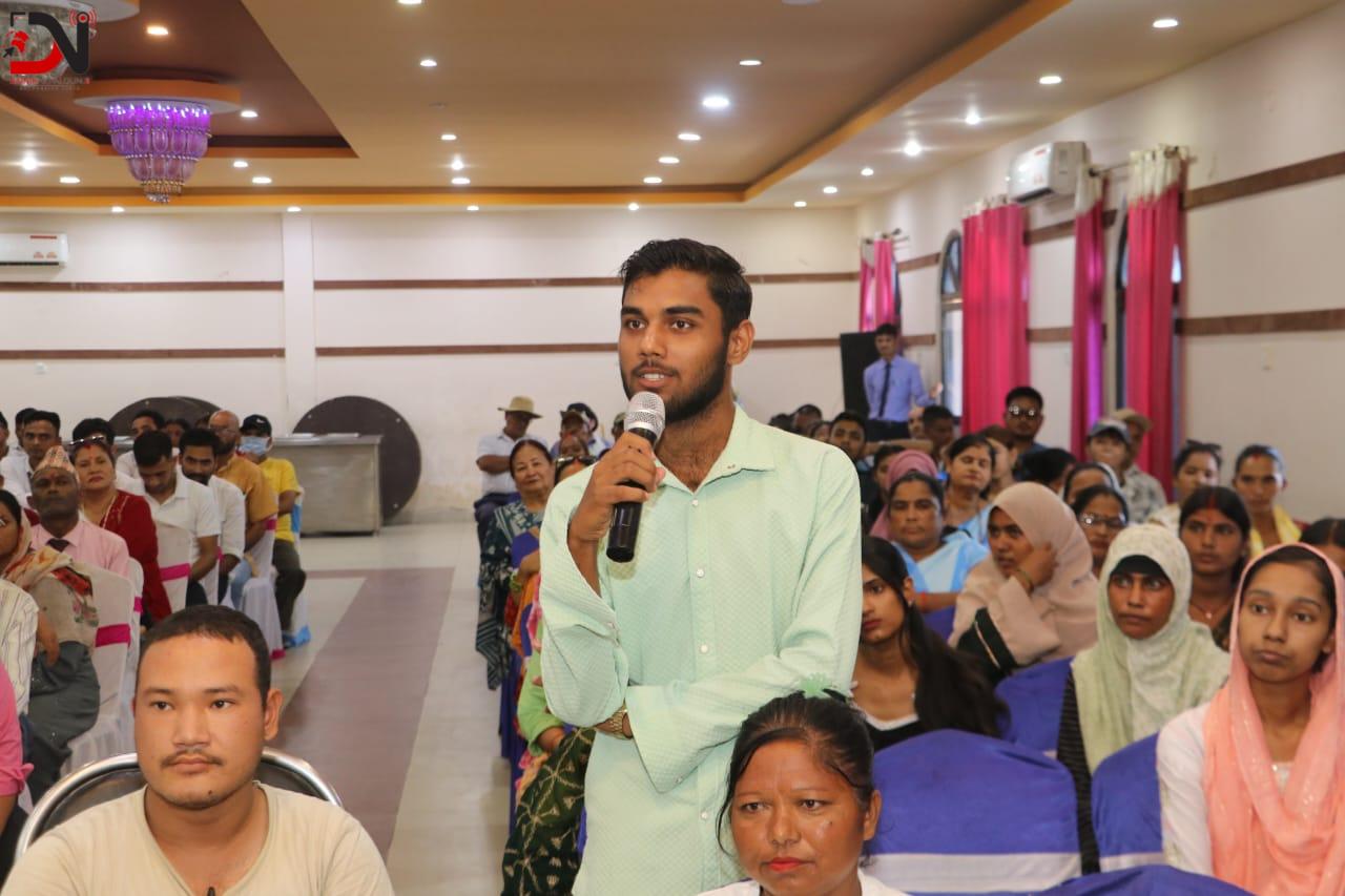 नेपालगन्जको सार्वजनिक सुनुवाईमा आठ बुँदे प्रतिबद्धताको घोषणा