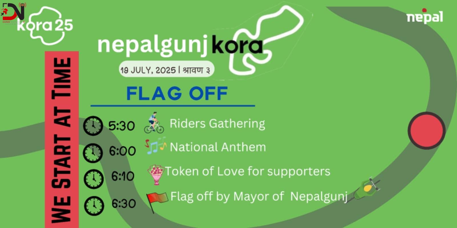 आज कोरा च्यालेन्ज वृहत् साइक्लिङ