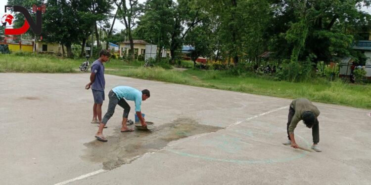 बास्केटबल च्याम्पियनसीप हुँदै