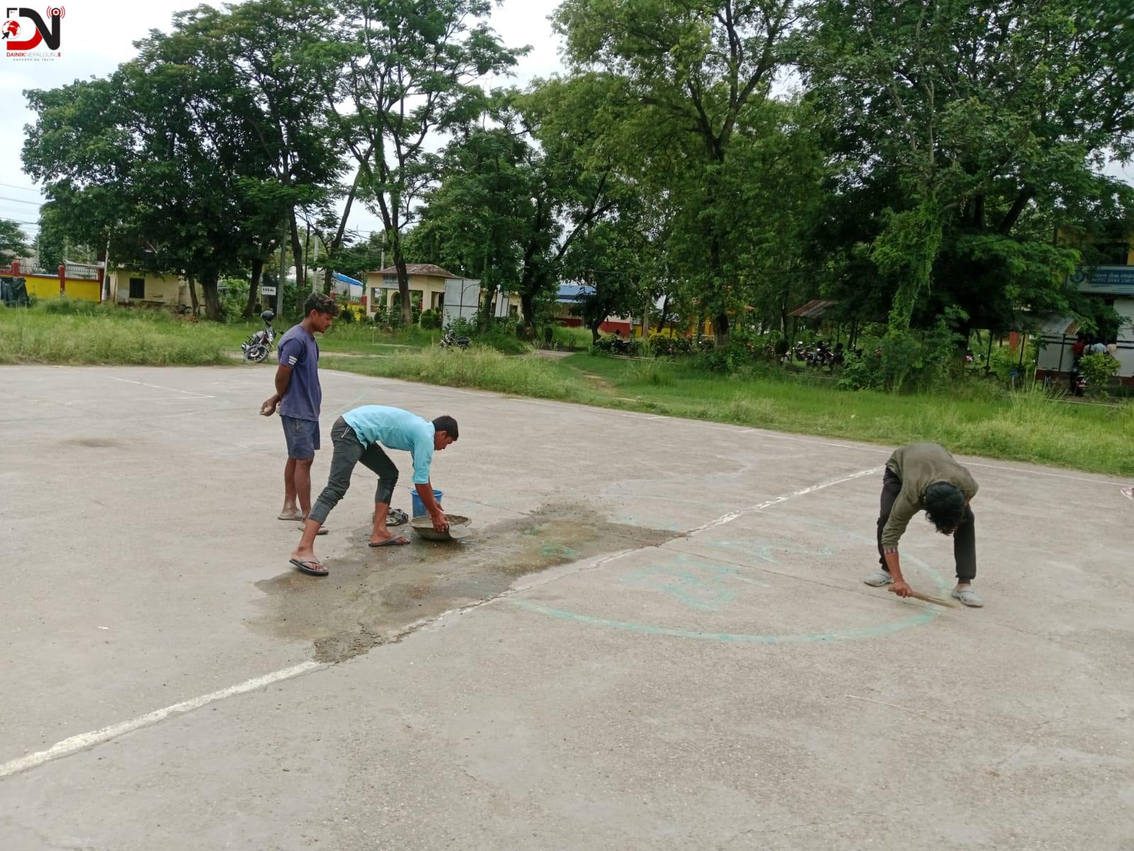 बास्केटबल च्याम्पियनसीप हुँदै
