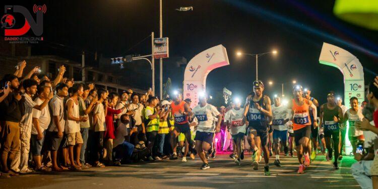नेपालगन्ज १० नाइट रनमा रिले दौड समावेश