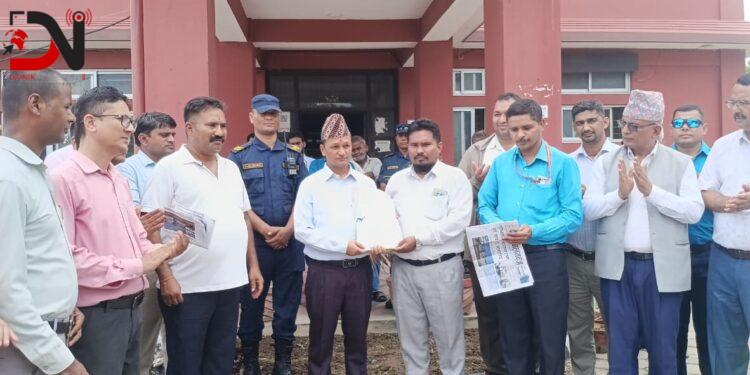 चार बुंदे माग राख्दै प्रशासनमा ज्ञापन