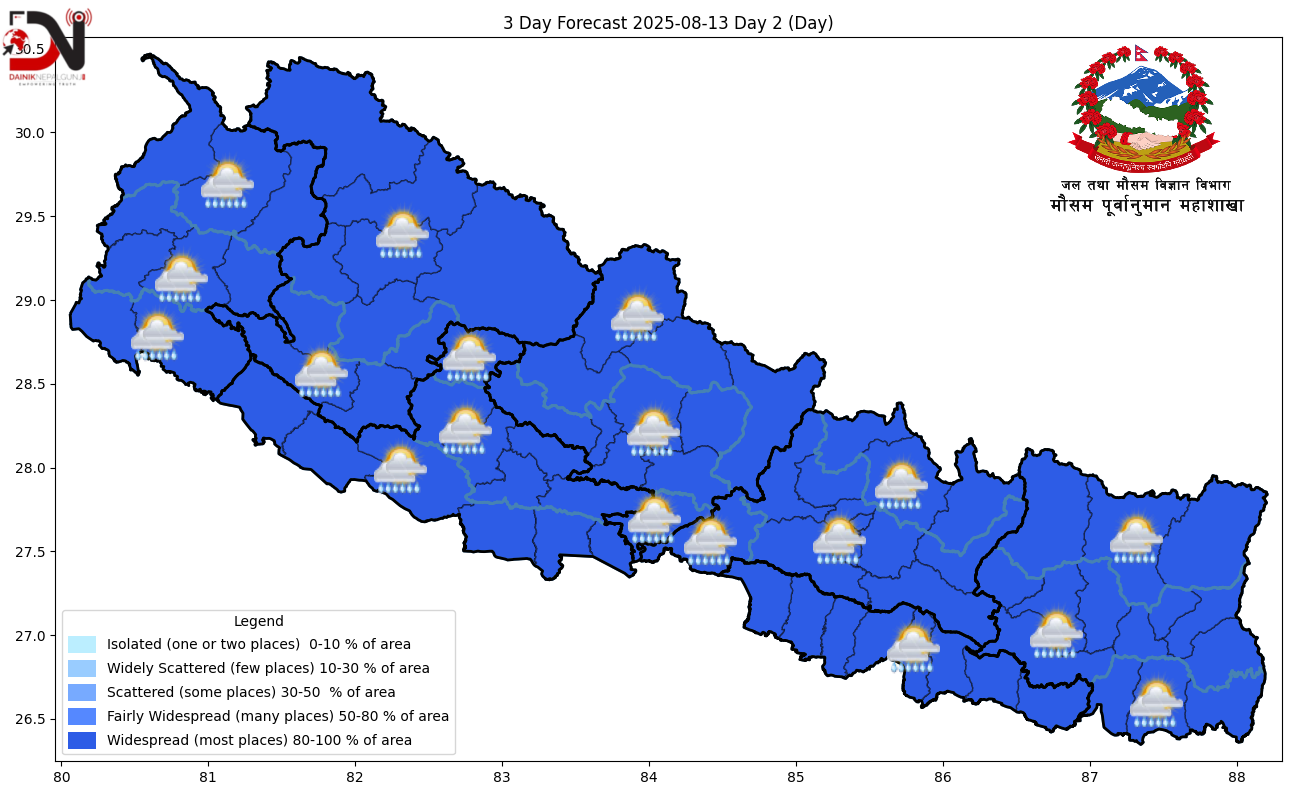 देशभर मनसुन सक्रिय
